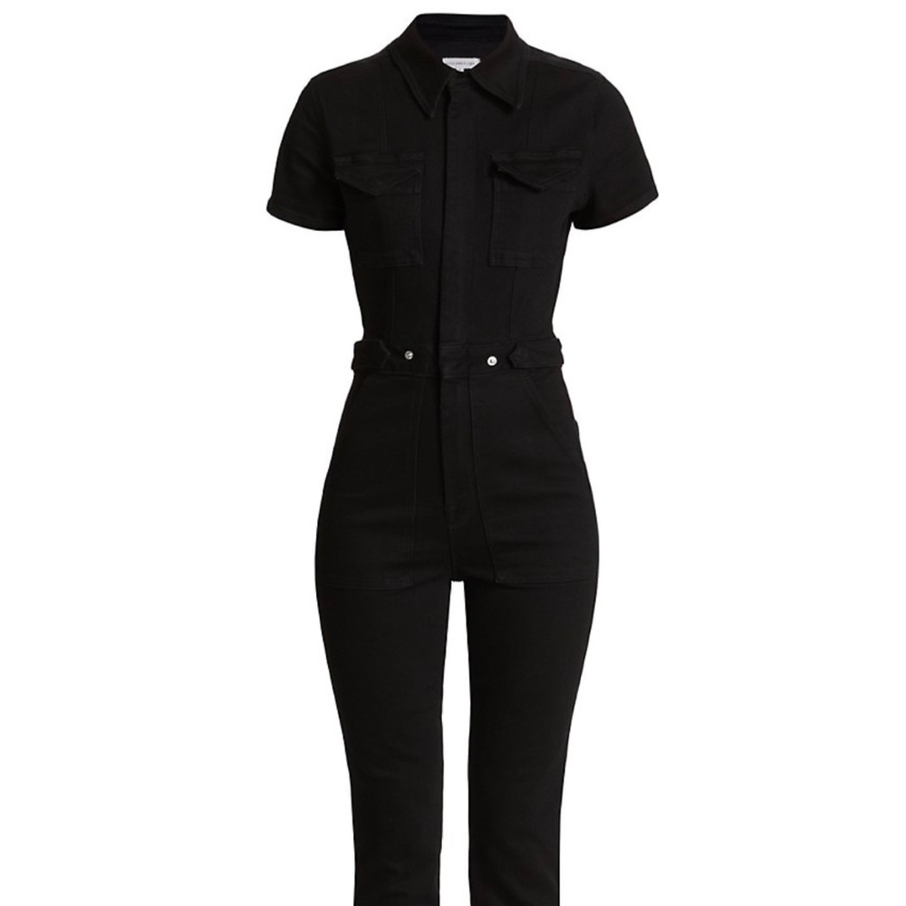 Good American jean jumpsuit